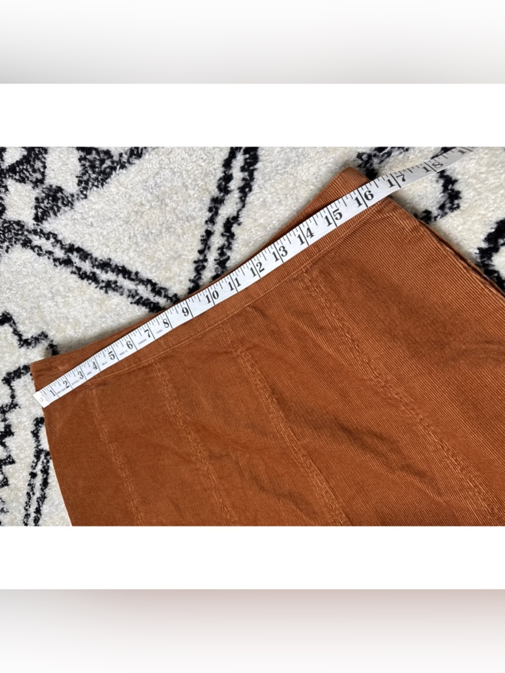 NWT Boden Joy Cord Midi Skirt in Ginger Size 10 - Picture 4 of 10